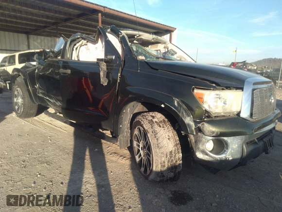 2012 Toyota Tundra 4WD Truck with VIN 5TFDW5F11CX256012, listed as a IAAI auction lot 38259579 with 1 mi miles. Bid and sale history available at carsss.com. Image 1.