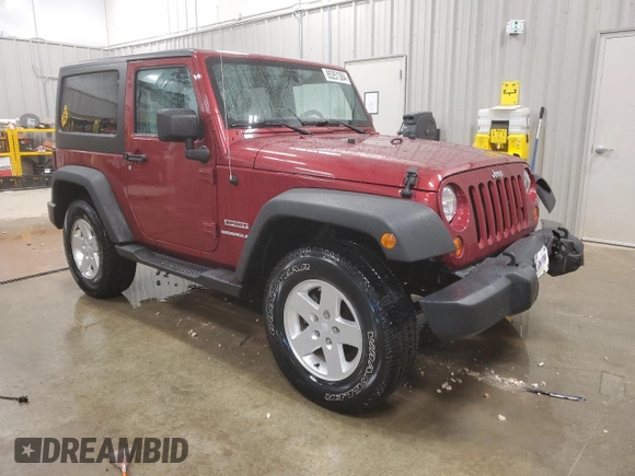 2012 Jeep Wrangler Sport with VIN 1C4GJWAG3CL122090, listed as a Copart auction lot 85251384 with 16,183 mi miles and Clean title. Bid and sale history available at DreamBid. Image 4.