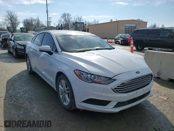 2018 Ford Fusion SE with VIN 3FA6P0HD8JR232074, listed as a Copart auction lot 43714775 with 113,118 mi miles and Salvage Title. Bid and sale history available at DreamBid. Image 11.