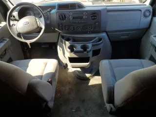 2012 Ford Econoline Passenger XL with VIN 1FBSS3BLXCDA01363, listed as a Copart auction lot 68358324 with 75,463 mi miles and Salvage Title. Bid and sale history available at carsss.com. Image 8.