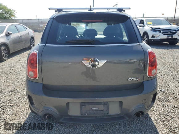 2013 MINI Countryman S with VIN WMWZC3C58DWP21027, listed as a Copart auction lot 57326575 with 108,151 mi miles and Clean title. Bid and sale history available at DreamBid. Image 6.