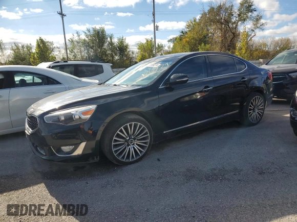 2015 Kia Cadenza Premium with VIN KNALN4D74F5176779, listed as a Copart auction lot 77789274 with 159,605 mi miles and Salvage Title. Bid and sale history available at carsss.com. Image 1.