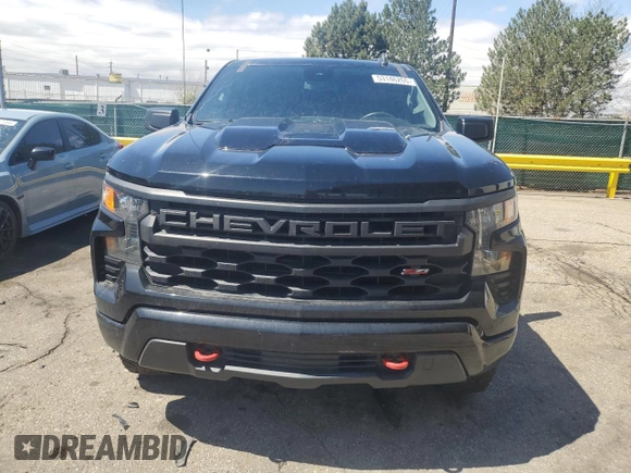 2022 Chevrolet Silverado 1500 Custom Trail Boss with VIN 3GCPDCEK4NG669261, listed as a Copart auction lot 53146265 with 34,612 mi miles and Salvage Title. Bid and sale history available at carsss.com. Image 5.