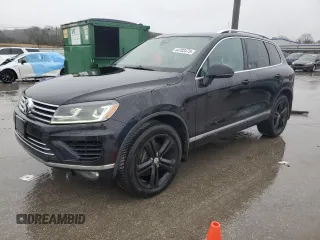 2017 Volkswagen Touareg Wolfsburg Edition с VIN WVGRF7BPXHD006302, выставлен на аукционе Copart как лот 44783475 с пробегом 138 244 миль миль и Чистый • Clean title. История ставок и продаж доступна на DreamBid. Изображение 1.