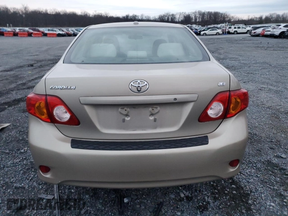 2009 Toyota Corolla with VIN 2T1BU40E69C017243, listed as a Copart auction lot 82256064 with 70,428 mi miles and Salvage Title. Bid and sale history available at carsss.com. Image 6.