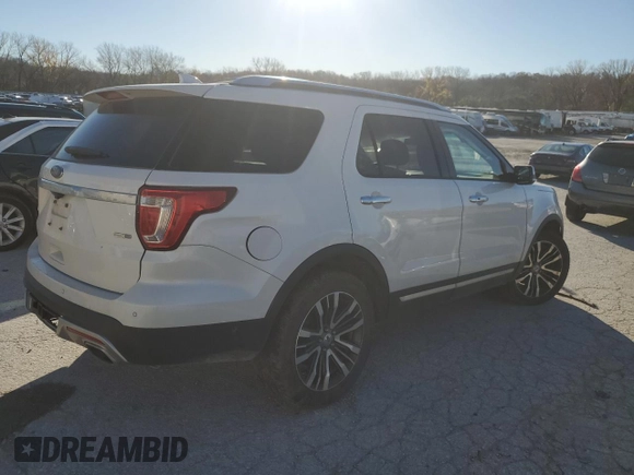 2016 Ford Explorer Platinum with VIN 1FM5K8HT5GGD13491, listed as a Copart auction lot 80239324 with Not Provided miles and Salvage Title. Bid and sale history available at DreamBid. Image 3.