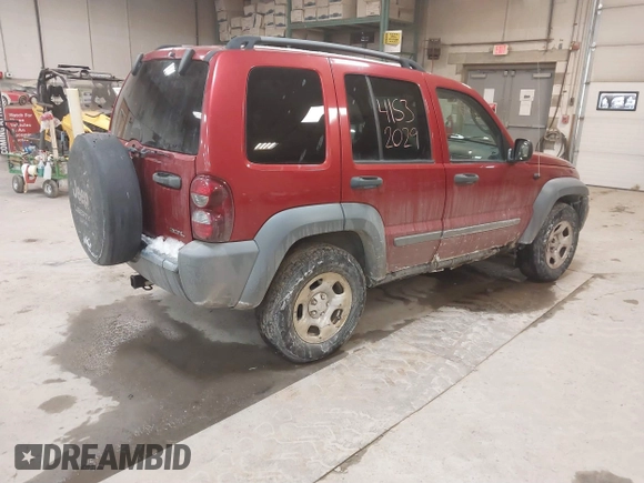 2005 Jeep Liberty Sport with VIN 1J4GL48K75W706173, listed as a IAAI auction lot 41532029 with 140,795 mi miles and . Bid and sale history available at DreamBid. Image 4.