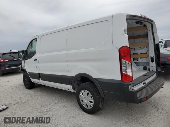 2024 Ford Transit Cargo with VIN 1FTBR1Y88RKA33408, listed as a Copart auction lot 75762044 with Not Provided miles and Clean Title. Bid and sale history available at DreamBid. Image 2.