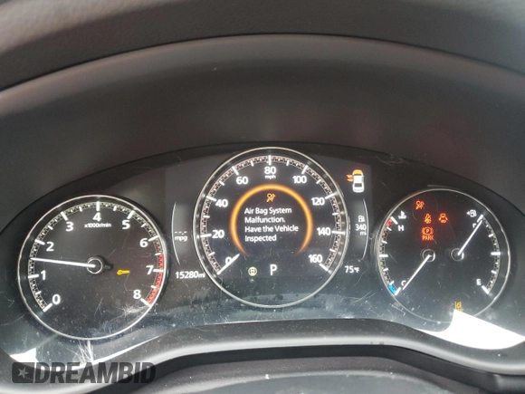 2024 Mazda 3 S with VIN 3MZBPAAM6RM405279, listed as a Copart auction lot 72502834 with 15,280 mi miles and Salvage Title. Bid and sale history available at DreamBid. Image 9.