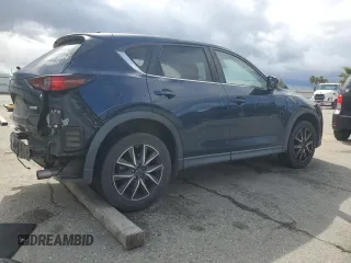2018 Mazda CX-5 Touring with VIN JM3KFACM2J1473462, listed as a Copart auction lot 48011385 with 45,653 mi miles and Salvage Title. Bid and sale history available at carsss.com. Image 3.