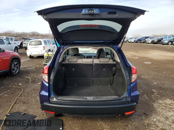 2016 Honda HR-V EX with VIN 3CZRU5H58GM744956, listed as a Copart auction lot 47652385 with 113,500 mi miles and Salvage Title. Bid and sale history available at carsss.com. Image 6.