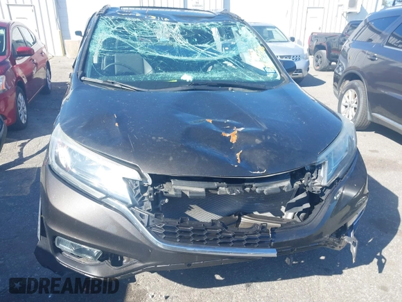 2015 Honda CR-V EX-L with VIN 2HKRM3H77FH545137, listed as a IAAI auction lot 41913116 with 80,057 mi miles. Bid and sale history available at carsss.com. Image 6.