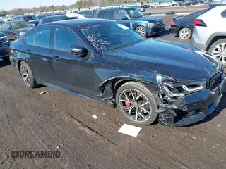 2022 BMW 5 Series 540i xDrive with VIN WBA73BJ02NWX58293, listed as a IAAI auction lot 41304837 with 48,174 mi miles and . Bid and sale history available at DreamBid. Image 1.