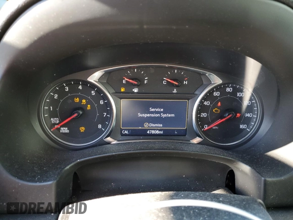 2022 GMC Terrain SLT with VIN 3GKALVEV3NL241417, listed as a Copart auction lot 45960495 with 47,808 mi miles and Salvage title. Bid and sale history available at DreamBid. Image 9.