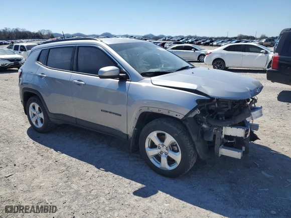 2018 Jeep Compass Latitude with VIN 3C4NJCBB4JT233760, listed as a Copart auction lot 50382975 with 127,056 mi miles and Salvage Title. Bid and sale history available at carsss.com. Image 4.