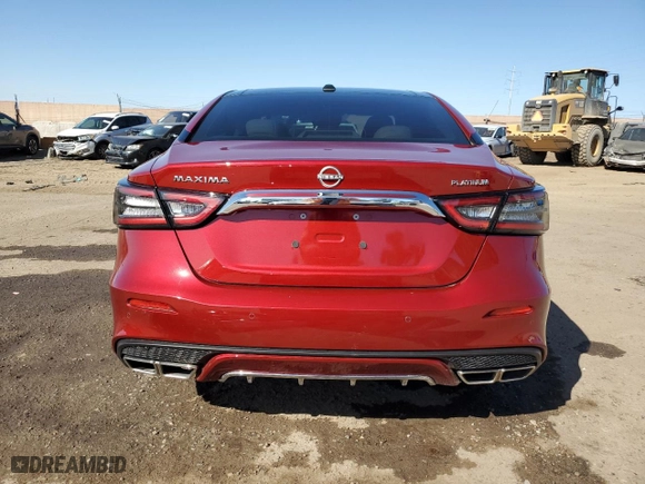 2023 Nissan Maxima Platinum with VIN 1N4AA6FV2PC507438, listed as a Copart auction lot 73035204 with 16,735 mi miles and Salvage Title. Bid and sale history available at carsss.com. Image 6.