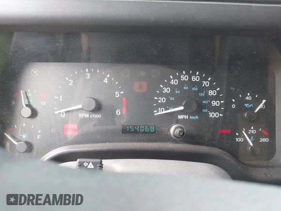 1999 Jeep Wrangler Sahara with VIN 1J4FY49S0XP480017, listed as a IAAI auction lot 41642577 with 154,068 mi miles. Bid and sale history available at carsss.com. Image 7.