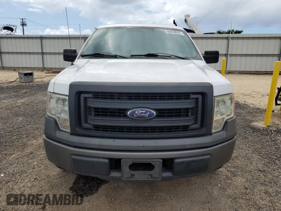 2014 Ford F-150 XL with VIN 1FTMF1CM8EKF55066, listed as a Copart auction lot 55259635 with 117,225 mi miles and Clean title. Bid and sale history available at DreamBid. Image 5.