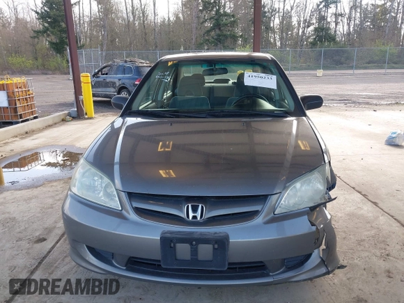 2004 Honda Civic LX with VIN 2HGES165X4H536000, listed as a IAAI auction lot 41950233 with 214,537 mi miles. Bid and sale history available at carsss.com. Image 12.