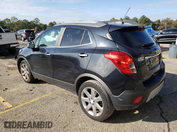 2016 Buick Encore Leather with VIN KL4CJCSB1GB553243, listed as a Copart auction lot 83396594 with 122,530 mi miles and Salvage Title. Bid and sale history available at DreamBid. Image 2.