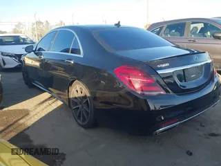 2020 Mercedes-Benz S-Class S 560 with VIN W1KUG8DBXLA558949, listed as a IAAI auction lot 41384879 with 51,527 mi miles. Bid and sale history available at carsss.com. Image 3.