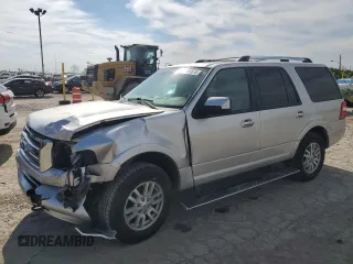 2013 Ford Expedition Limited with VIN 1FMJU2A50DEF24607, listed as a Copart auction lot 55556615 with 53,267 mi miles and Salvage title. Bid and sale history available at DreamBid. Image 1.
