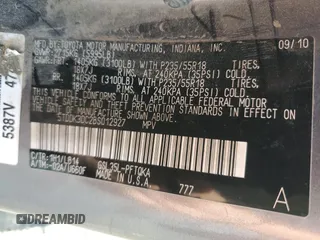 2011 Toyota Sienna XLE z VIN 5TDDK3DC2BS012927, wystawiony jako Copart lot #54073135 z przebiegiem 307 546 mil mil oraz Szkoda całkowita • Salvage title. Historia ofert i sprzedaży dostępna na DreamBid. Obrazek 13.