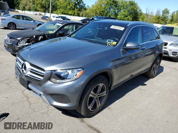 2019 Mercedes-Benz GLC with VIN WDC0G4KB6KV188590, listed as a Copart auction lot 60010682 with 12,279 mi miles. Bid and sale history available at carsss.com. Image 2.