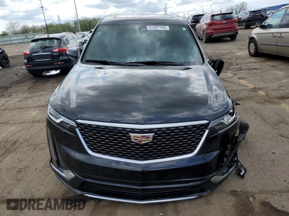 2022 Cadillac XT6 Premium Luxury with VIN 1GYKPDRS6NZ128630, listed as a Copart auction lot 51427144 with 35,108 mi miles and Non Repairable. Bid and sale history available at carsss.com. Image 5.