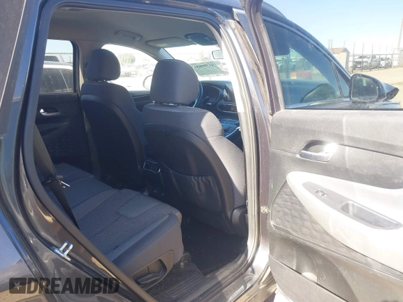 2021 Hyundai Santa Fe SEL with VIN 5NMS24AJ3MH341450, listed as a IAAI auction lot 41389881 with 121,006 mi miles. Bid and sale history available at carsss.com. Image 8.