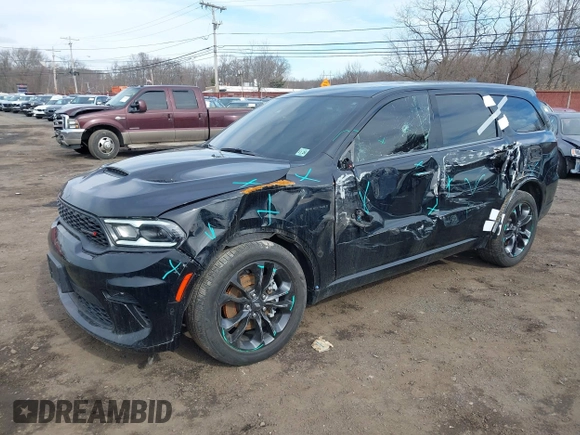 2022 Dodge Durango R/T with VIN 1C4SDJCT4NC205691, listed as a IAAI auction lot 41620362 with 55,141 mi miles and . Bid and sale history available at DreamBid. Image 2.