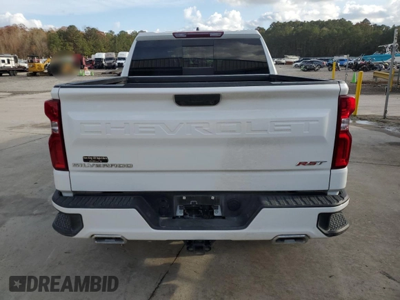 2024 Chevrolet Silverado 1500 RST with VIN 1GCUDEE87RZ240222, listed as a Copart auction lot 85573064 with 338 mi miles and Salvage Title. Bid and sale history available at carsss.com. Image 6.