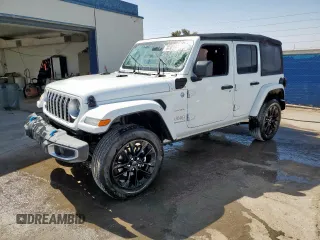 2024 Jeep Wrangler Sahara with VIN 1C4RJXP64RW274769, listed as a Copart auction lot 55928655 with Not provided miles and Clean title. Bid and sale history available at DreamBid. Image 1.