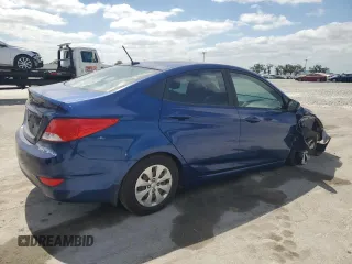 2015 Hyundai Accent GLS with VIN KMHCT4AE7FU935471, listed as a Copart auction lot 55411435 with 87,243 mi miles and Salvage Title. Bid and sale history available at DreamBid. Image 3.