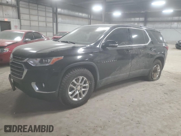 2020 Chevrolet Traverse LT Cloth with VIN 1GNEVMKW7LJ195939, listed as a Copart auction lot 81751854 with 122,556 mi miles and Salvage Title. Bid and sale history available at carsss.com. Image 1.