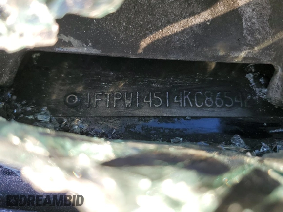 2004 Ford F-150 XLT с VIN 1FTPW14514KC86542, выставлен на аукционе Copart как лот 84630704 с пробегом Не указан миль и Списание • Salvage title. История ставок и продаж доступна на DreamBid. Изображение 13.