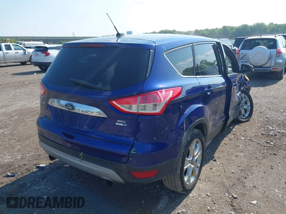 2013 Ford Escape SEL z VIN 1FMCU9H92DUA24951, wystawiony jako IAAI lot #42408755 z przebiegiem 173 549 mil mil oraz . Historia ofert i sprzedaży dostępna na DreamBid. Obrazek 4.