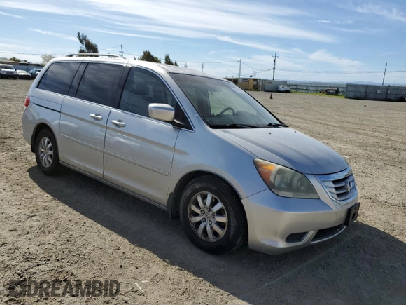 2008 Honda Odyssey EX-L with VIN 5FNRL387X8B417950, listed as a Copart auction lot 52579045 with 166,831 mi miles and Salvage Title. Bid and sale history available at carsss.com. Image 4.