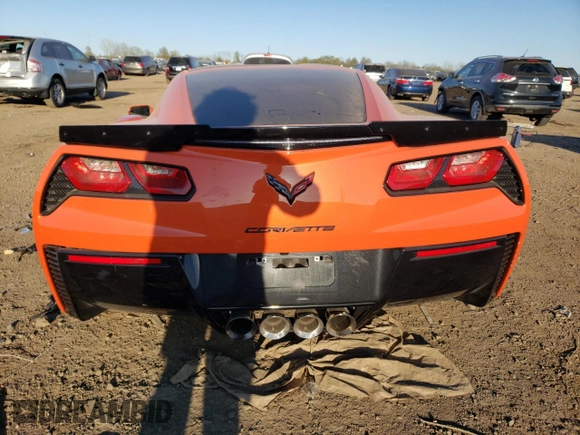 2019 Chevrolet Corvette Grand Sport 2LT with VIN 1G1YX2D78K5116515, listed as a Copart auction lot 52280934 with 43,390 mi miles and Salvage Title. Bid and sale history available at carsss.com. Image 6.