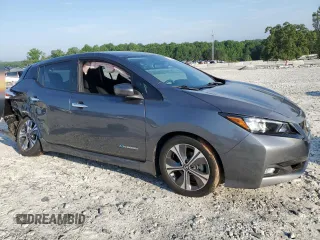 2019 Nissan LEAF SV with VIN 1N4AZ1CP7KC301168, listed as a Copart auction lot 57576085 with 31,755 mi miles and Salvage title. Bid and sale history available at DreamBid. Image 4.