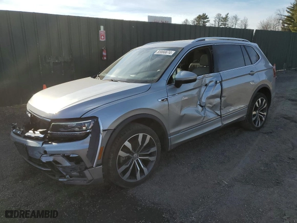2020 Volkswagen Tiguan SEL Premium R-Line with VIN 3VV4B7AX9LM178718, listed as a Copart auction lot 85866674 with 72,364 mi miles and Salvage Title. Bid and sale history available at carsss.com. Image 1.