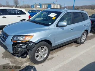 2008 Hyundai Santa Fe SE with VIN 5NMSH13E38H222588, listed as a IAAI auction lot 41684138 with 56,958 mi miles. Bid and sale history available at carsss.com. Image 19.