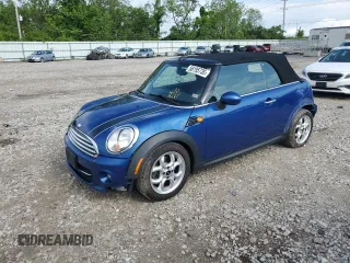 2012 MINI Convertible z VIN WMWZN3C53CT265318, wystawiony jako Copart lot #56195735 z przebiegiem 120 972 mil mil oraz Szkoda całkowita • Salvage title. Historia ofert i sprzedaży dostępna na DreamBid. Obrazek 1.