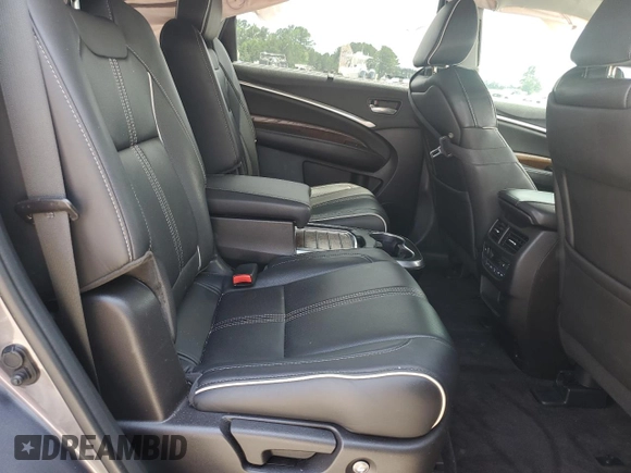 2017 Acura MDX Advance with VIN 5FRYD3H8XHB001445, listed as a Copart auction lot 60492425 with 139,450 mi miles and Salvage title. Bid and sale history available at DreamBid. Image 11.