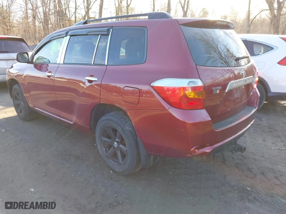 2009 Toyota Highlander with VIN JTEES41A592133137, listed as a IAAI auction lot 41785069 with 164,262 mi miles. Bid and sale history available at carsss.com. Image 3.