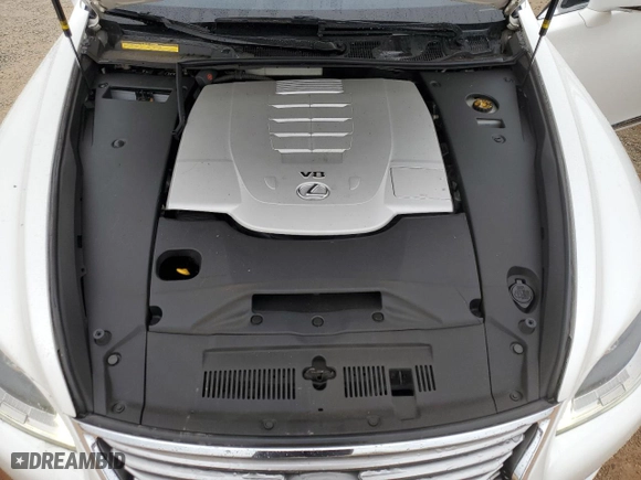 2013 Lexus LS 460 L with VIN JTHGL5EF1D5047402, listed as a Copart auction lot 70595804 with 95,553 mi miles and Salvage Title. Bid and sale history available at carsss.com. Image 11.