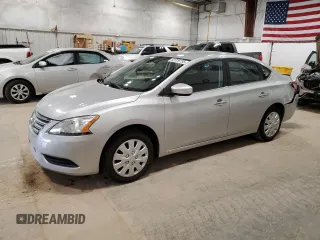 2015 Nissan Sentra S with VIN 3N1AB7AP4FY301438, listed as a Copart auction lot 53729735 with 96,887 mi miles and Non Repairable. Bid and sale history available at carsss.com. Image 1.