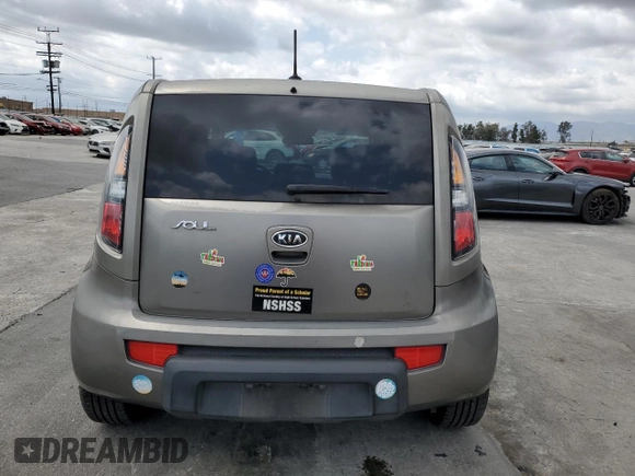 2011 Kia Soul + with VIN KNDJT2A26B7274160, listed as a Copart auction lot 54777655 with 187,597 mi miles and Salvage Title. Bid and sale history available at carsss.com. Image 6.