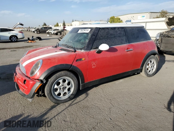 2002 MINI Hardtop with VIN WMWRC33432TE12395, listed as a Copart auction lot 76629414 with 181,921 mi miles and Clean Title. Bid and sale history available at DreamBid. Image 1.
