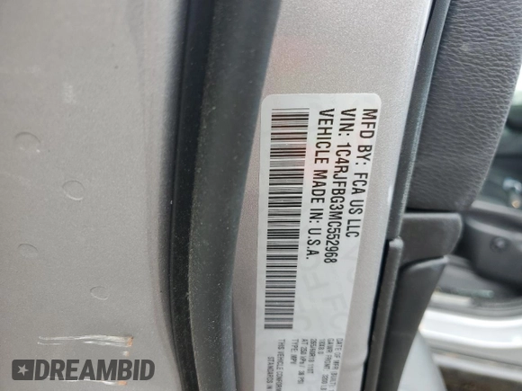 2021 Jeep Grand Cherokee Limited with VIN 1C4RJFBG3MC552968, listed as a Copart auction lot 63268135 with Not provided miles and Salvage title. Bid and sale history available at DreamBid. Image 13.